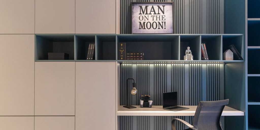 Armário modulado de quarto Movelaria Midori Italínea Aclimação