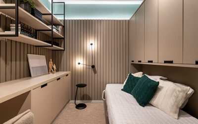 quarto infantil feito com móveis planejados Italínea - Movelaria Midori Aclimação - São Paulo
